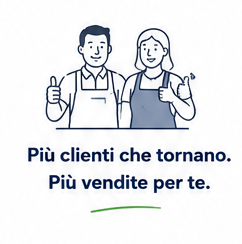 Più clienti che tornano